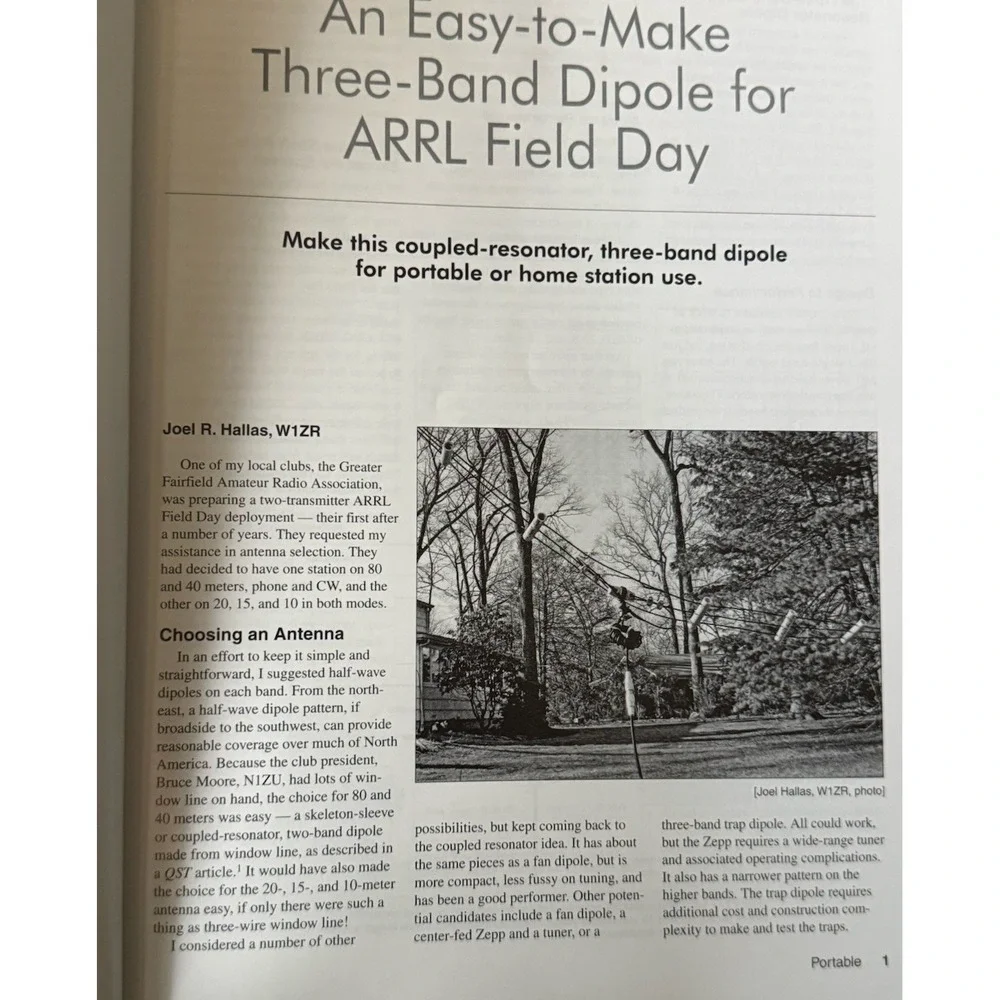 ARRL HF Dipole Antennas for Amateur Radio 20 Projects 2019 1st Ed Ham Radio